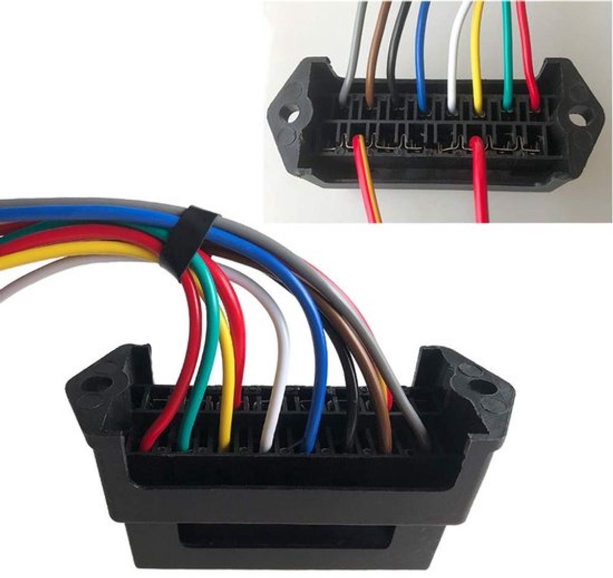 Dailygoody Premium 8 Way Fuse Box Auto Fuse Box Betrouwbare bescherming Zwart