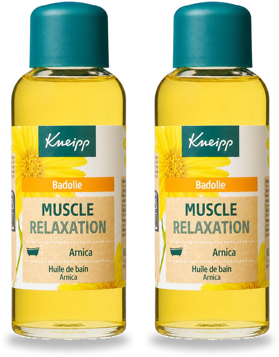 2 x Kneipp - Badolie - Arnica - Voor spieren en gewrichten - 100 ml - Voordeelverpakking - 2 stuks