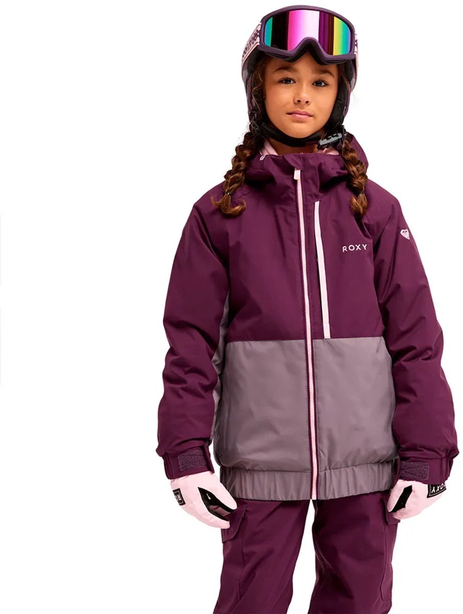 Roxy Crystal Clear Jas Paars 8 Years Kinderen