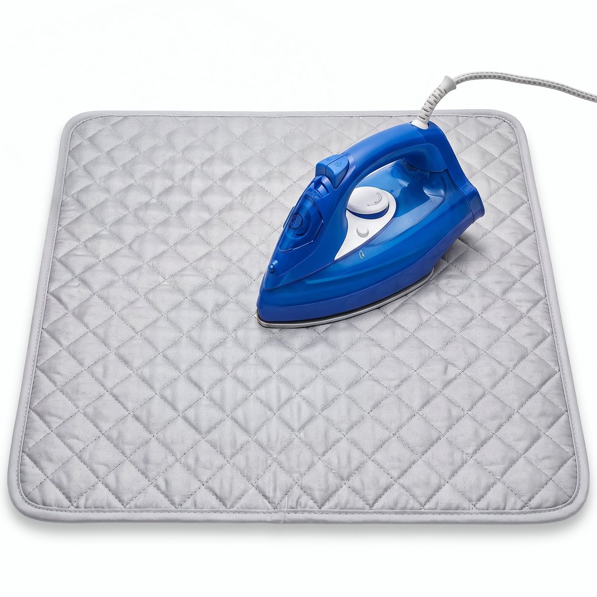Bol.com Strijkdeken - 60x55 cm - Lichtgewicht - Strijk - Mat - Hitte bestendig - Doek - Plank - Vouw - Voor op Tafel - Reis - St... aanbieding