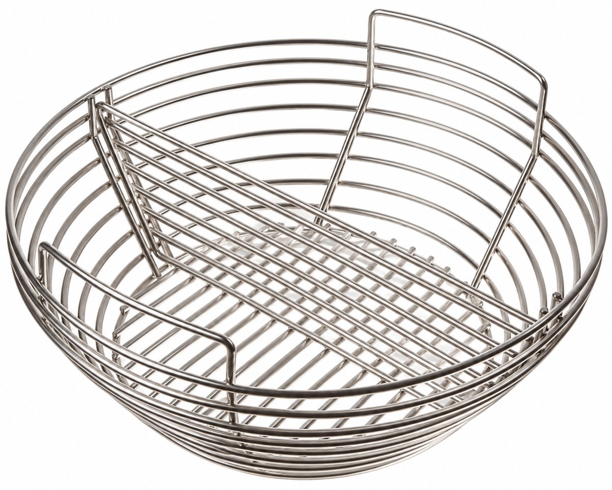 Kolenmand 21, 22 & 23 Inch Large – RVS – Uitneembare Divider – Kamado BBQ Accessoire – Grill Brothers