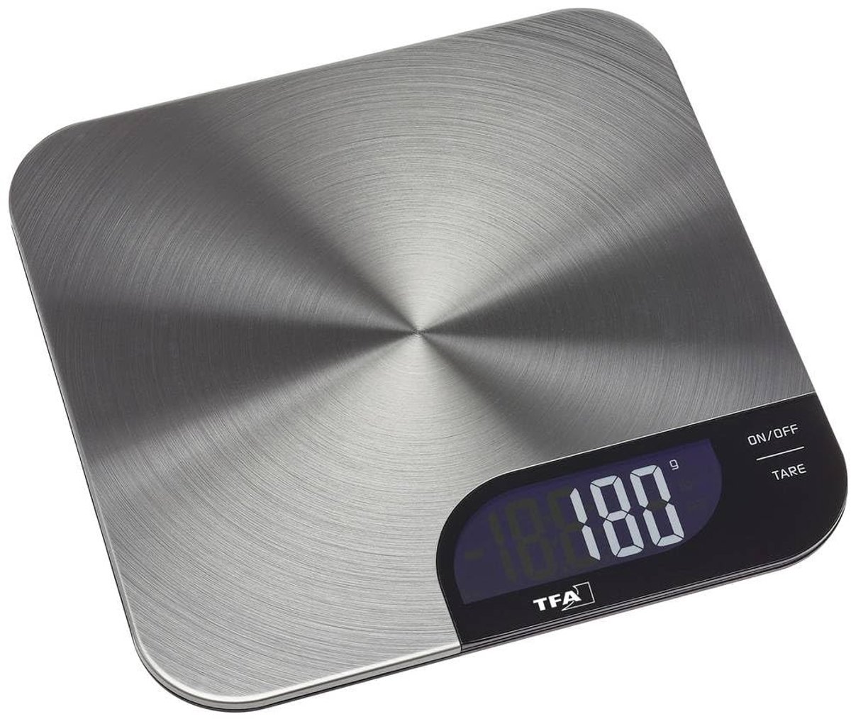 Elzusha - Digitale Keukenweegschaal - Tot 5 kg, Roestvrijstaal