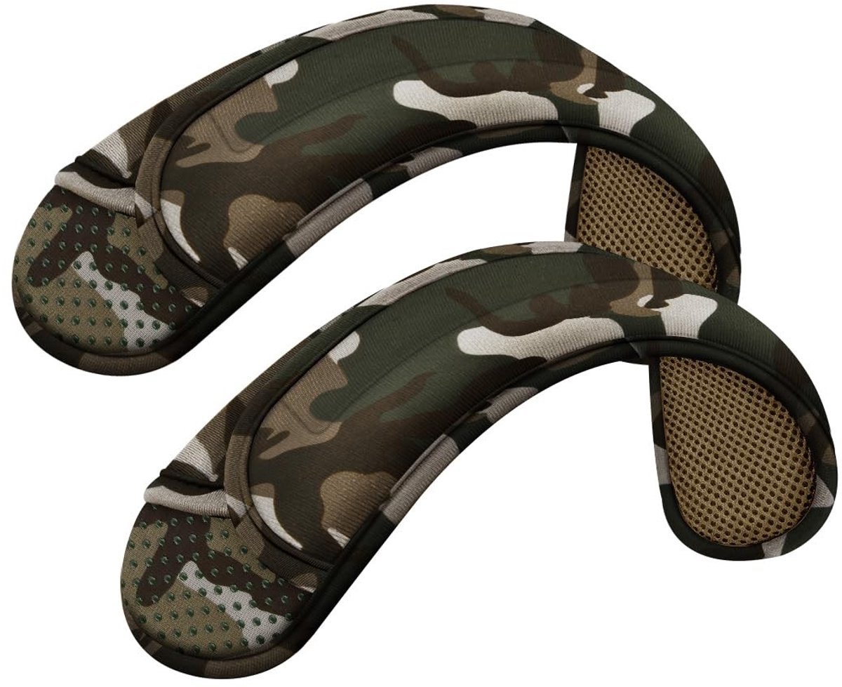 Elzusha - Universele Schouderpad - Ultra Dikke Kussen - Camouflage Groen