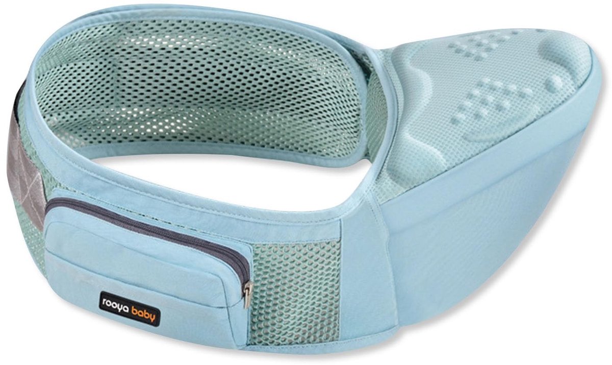 Elzusha - Ergonomische Rugdrager voor Baby met Zijvak in Blauw