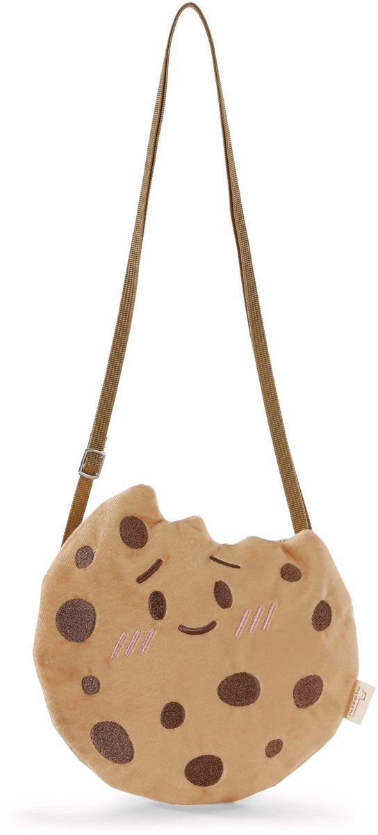 Elzusha - Schoudertas Cookie - 22.5 x 22 cm - Beige Plush