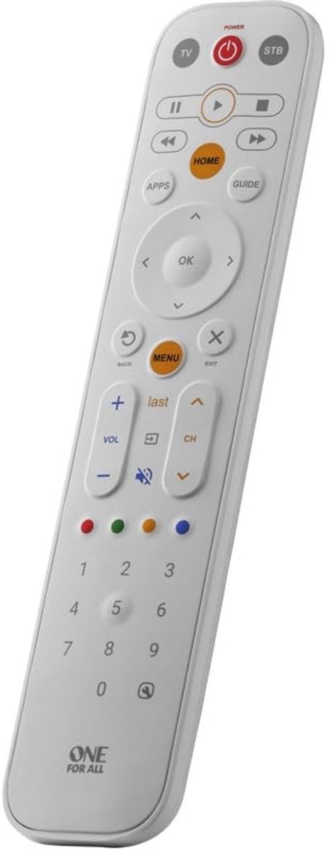 Elzusha - Universele afstandsbediening - EazyClean, ergonomisch, zwart