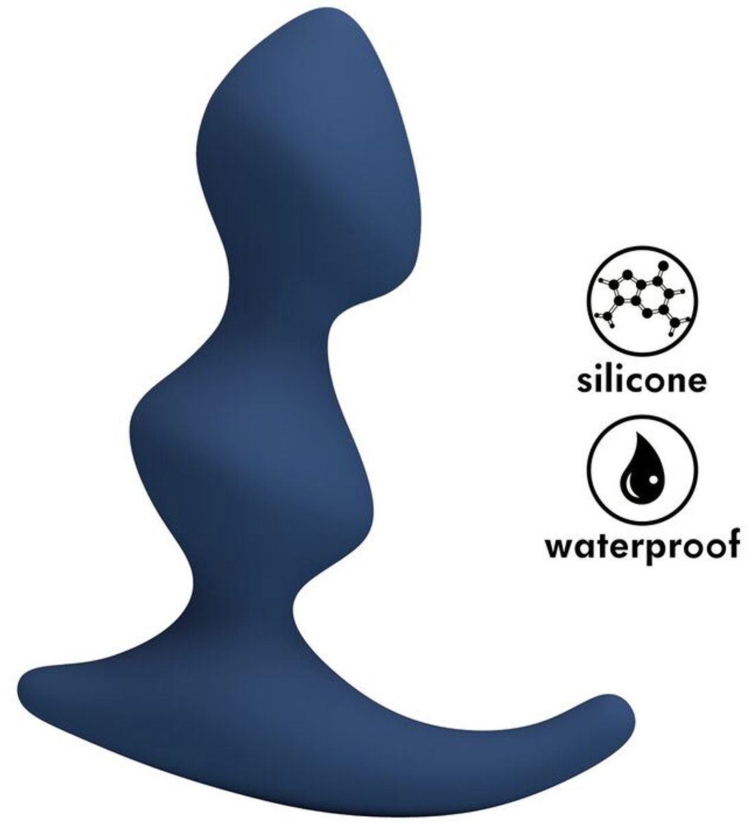MR PLAY - ERGONOMIC BLUE ANAL PLUG