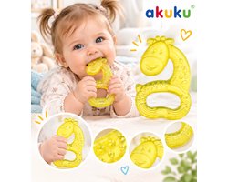 AKUKU Waterbijtring Giraffe – Verkoelende Bijtring – Vanaf 3 maanden