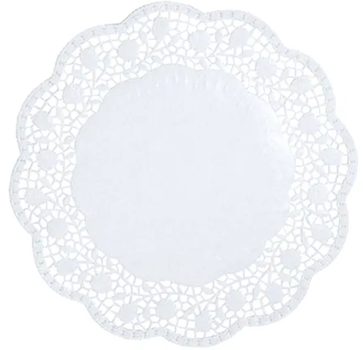 100 Taartranden rond Ø 30 cm wit