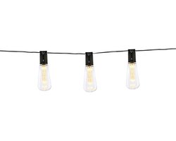 Grundig Solar Lichtsnoer - LED Tuinverlichting - Solar Lamp 3,35 Meter - Weerbestendige Tuinverlichting Zonneenergie