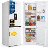 Heinner HCNF-HM291WDE++ Koel-vriescombinatie met Waterdispenser – 291 L – No Frost – Elektronische Temperatuurregeling – Wit – 5 Jaar Garantie