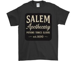 Halloween Shirt – Salem Apothecary – Spooky Outfit – Unisex T-Shirt voor Dames & Heren – Leuk Cadeau