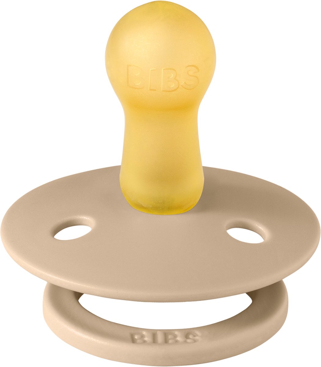 BiBs Fopspeen - Rond - 0-6 Mnd - Taupe