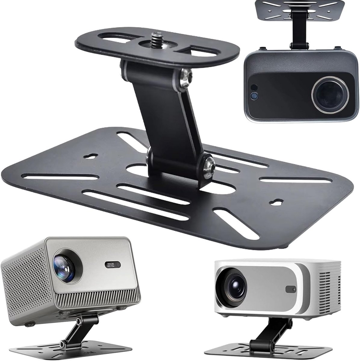 Projector Beugel Mini Projector Beugel Drie-in-één Apparatuur Opvouwbaar Voor Bureau, Muur en Plafond Projectoren Installatie