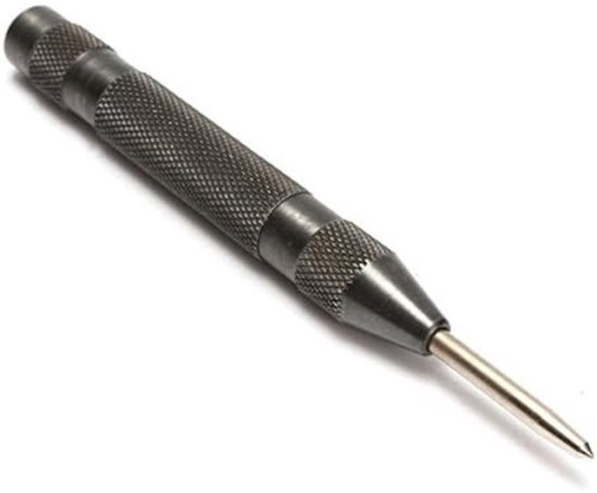Automatische Center Punch - Markeerpen Druk - Nauwkeurig Markeren - Veerbelast Mechanisme - 130 mm Lengte - Metaal