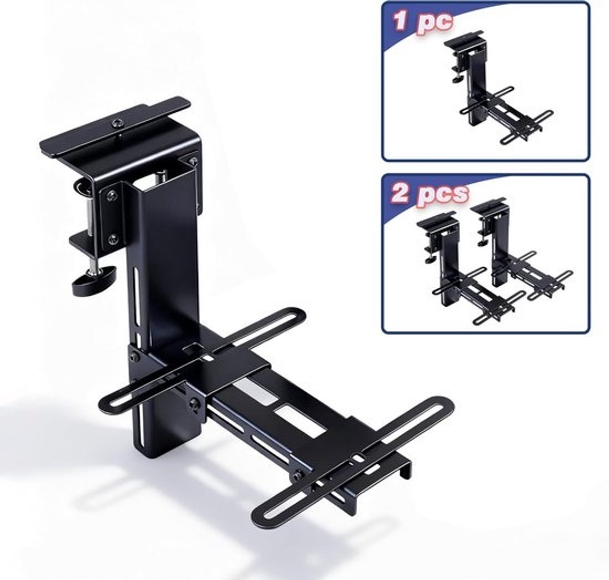 2x Stevige Bureauhouder voor Flight Sim Joystick, Throttle en HOTAS Systemen