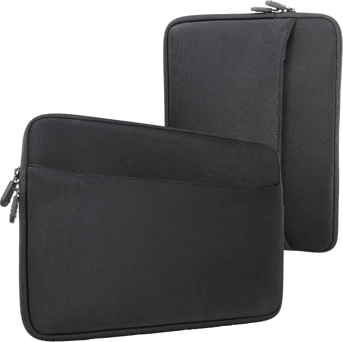 Microsoft Surface Laptop (13,5" & 13,8") / Laptop Go/Surface Pro 11/10 / 9/8 tas (neopreen sleeve met groot buitenvak, microvezel binnenkant, soepele ritssluiting)