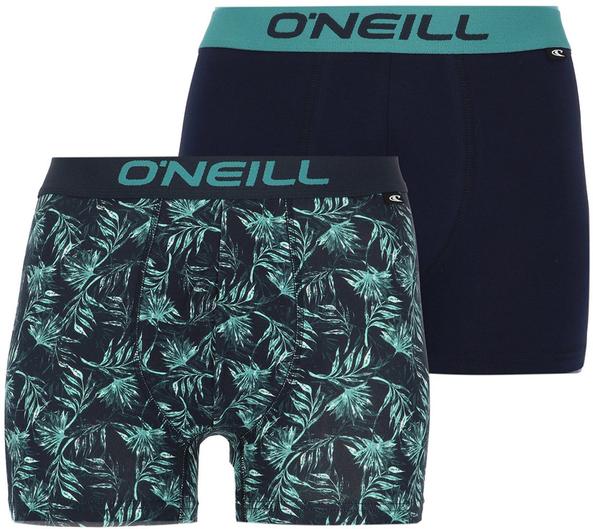 Heren Boxershorts | Shimmering Leafs | Merk: O'neill | Kleur: Groen | Maat: S T/M Xxl | 6 Pack