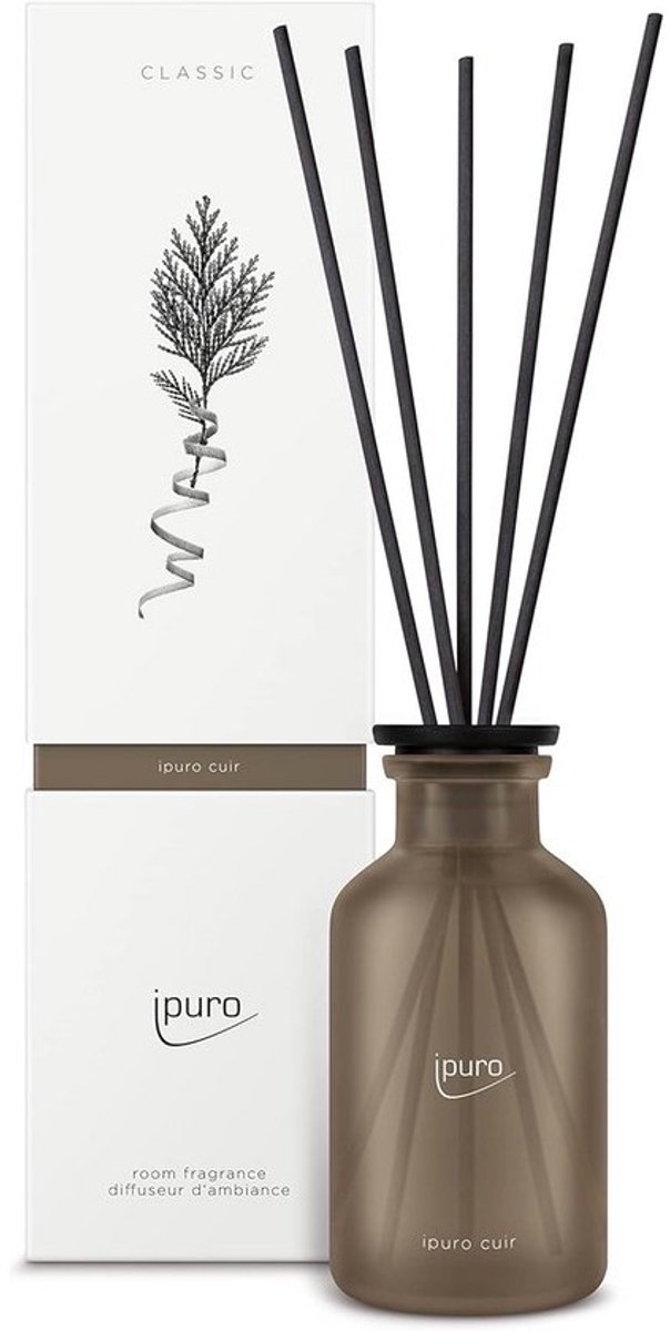 Luxe Kamergeur Glas met Rotanstokjes - Langdurige Aroma voor in Huis