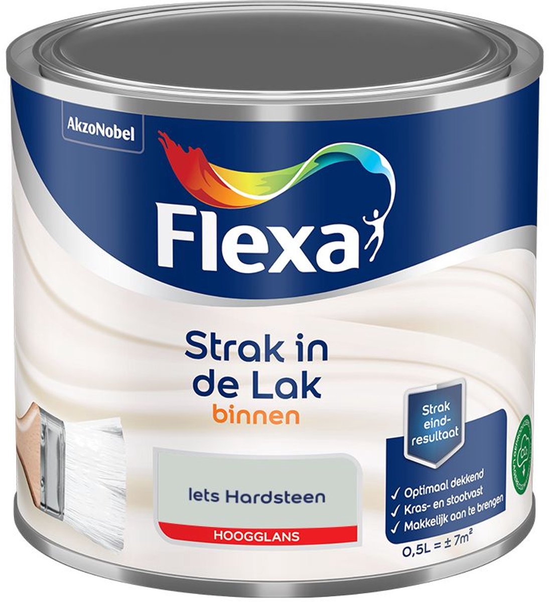 Flexa - Strak In De Lak Binnenlak Hoogglans - Iets Hardsteen - Mengverf - 500 Ml