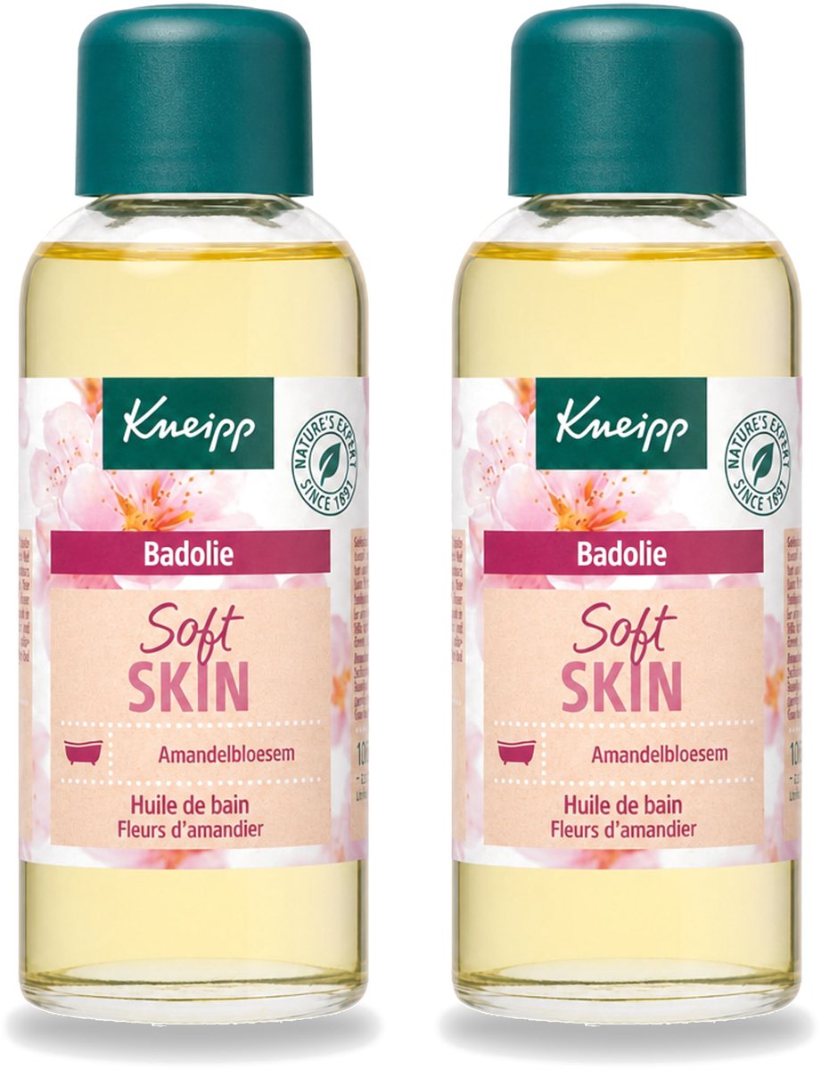 2 x Kneipp - Badolie - Amandelbloesem - Voor droge en gevoelige huid - 100 ml - Voordeelverpakking - 2 stuks