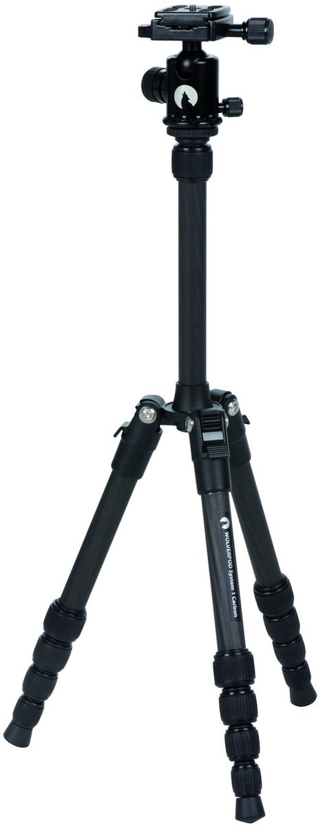 Wolverpod System 1 - Carbon statief met balhoofd - Ultralicht - Compact