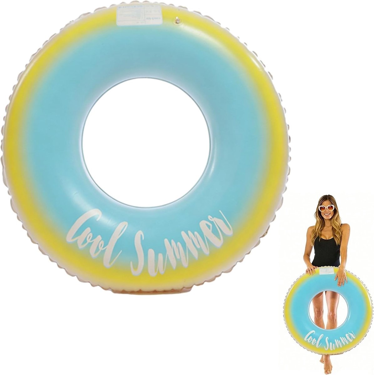 Opblaasbare Zwemring voor Volwassenen - Ideaal voor Zomer, Zwembadfeest en Waterplezier