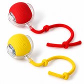 Kattenspeelgoed – Honden Speelgoed – Kattenspeeltjes – Hondenspeeltjes – Speelgoed Hond – Speelgoed Kat – Interactief Kattenspeelgoed – Interactief Hondenspeelgoed – Elektrische Speelbal voor Katten en Honden – Automatisch 360° Rollen – 2 Stuks