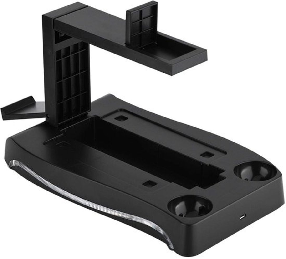 ONF3 - Laadstation voor VR - VR-controller Laadstation - Ruimtebesparend ontwerp - Zwart - VR-headsetstandaard - Geschikt voor PS4 - Compact en ...
