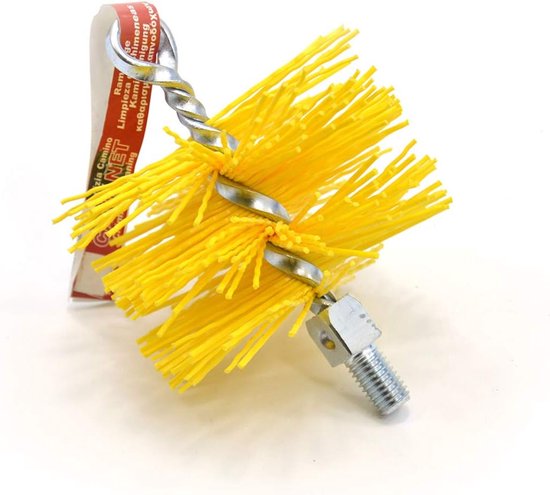 Feu 862557 schoorsteenvegerkop, nylon, 100 mm, metrische schroefdraad 12, geel — afbeelding 2