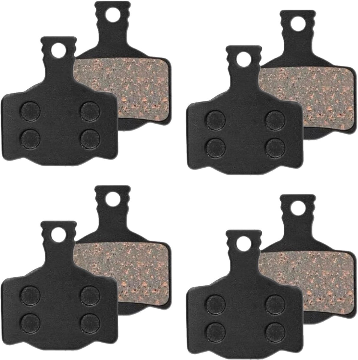 Remblokken voor Magura MT2, MT4, MT6, MT8, MTS, 7.C MT serie, hydraulische schijfrem, reserveremblokken voor MTB en e-bike, sterke remkracht, duurzaam, geluidsarm, goede warmteafvoer, 4 paar