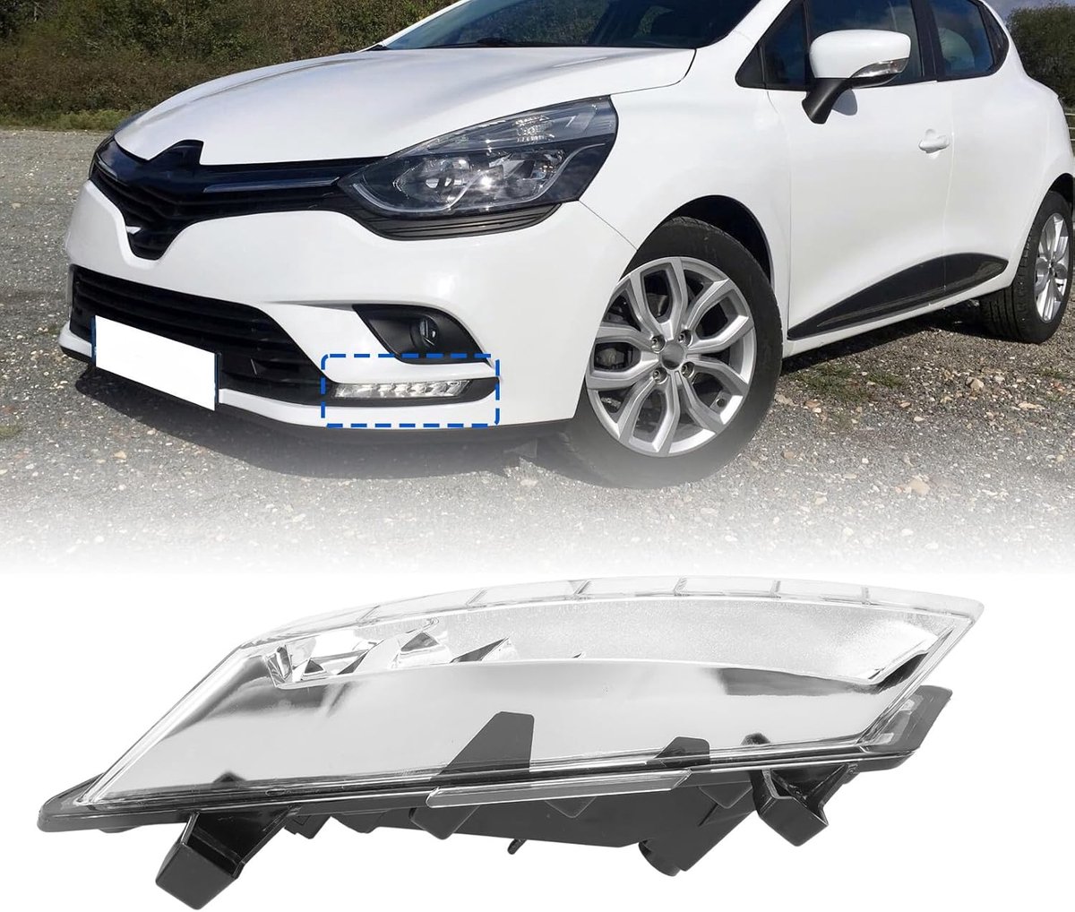 Links voor Renault Clio 4 2016-2020 Dagrijverlichting voor Clio IV Dagrijverlichting 266051034R