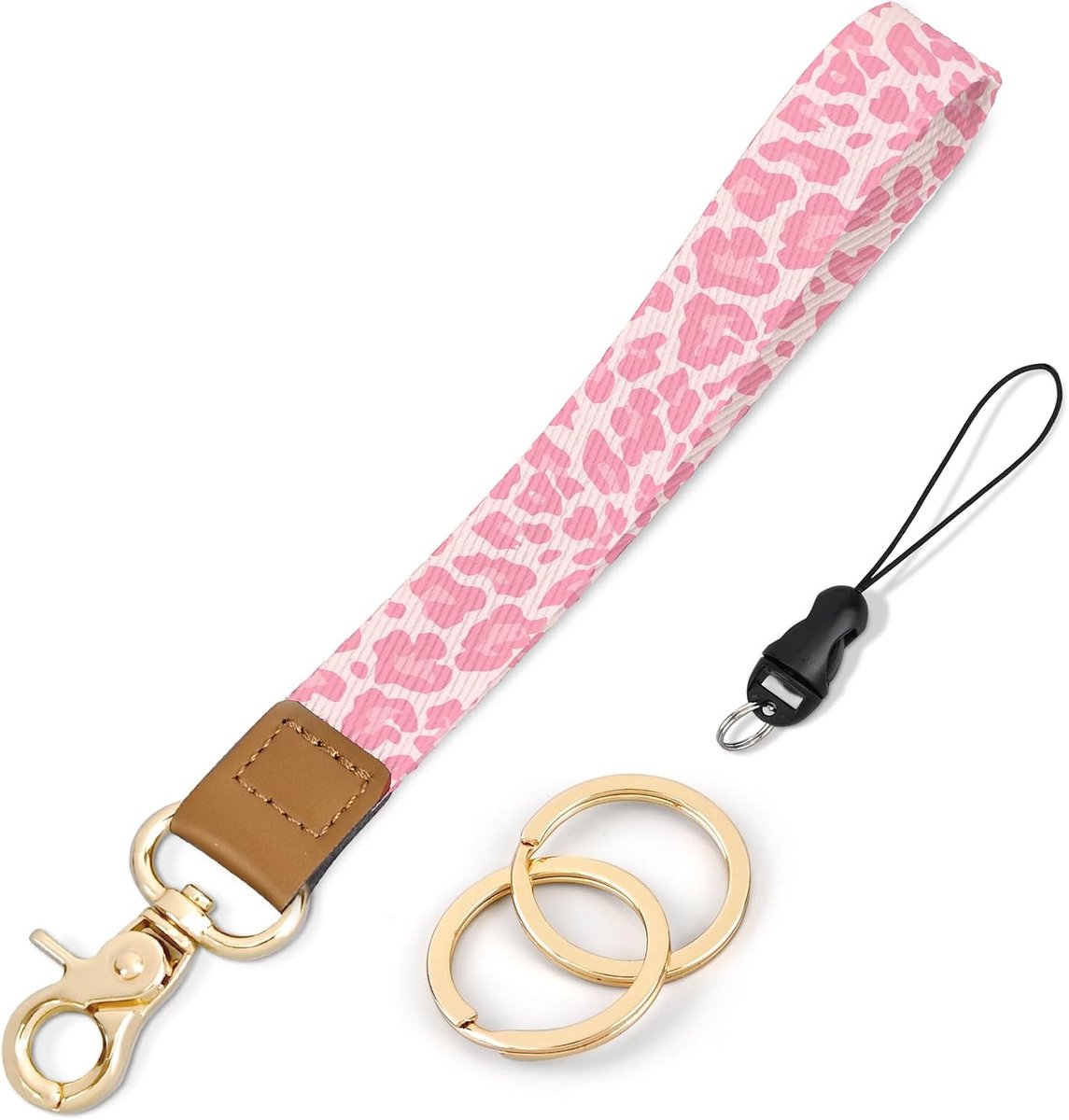 Polskoord voor sleutels, schattig polsbandje, sleutelhanger voor dames, portemonnee en telefoon, polsband voor sleutel-ID-badges