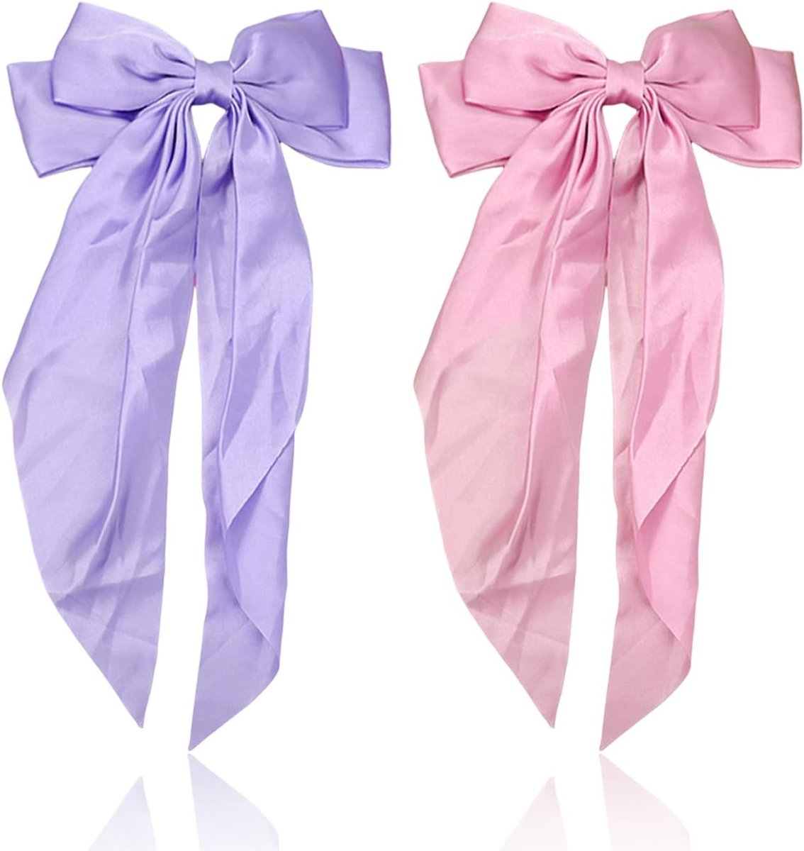 Haarspelden, Zijde Satijn Haar Accessoires, Elee En Modieuze Decoratie, Dames Accessoires, Geschikt Voor Paardenstaarten En Gevlochten Haar Decoratie.