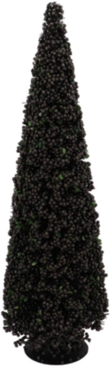 Kerstboom Sparkle Berry zwart 40 cm
