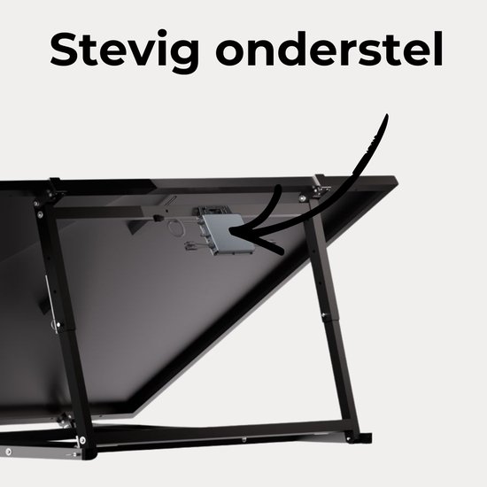 CJX Solar - zonnepanelen met stekker - direct in stopcontact - inclusief montage set — afbeelding 4