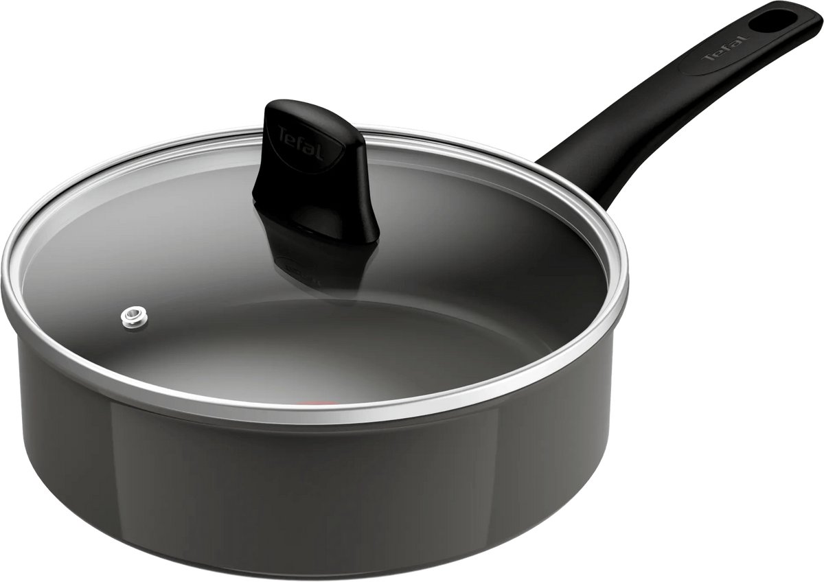 Tefal Renewal Keramische Hapjespan 24 cm + Deksel - Geschikt voor inductie - Gerecycled aluminium