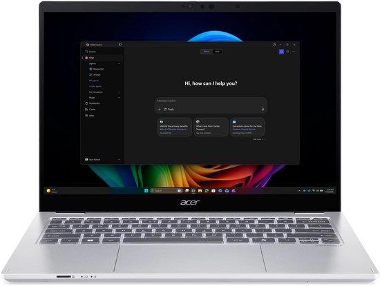 Acer TravelMate P4 Spin 14 AI TMP414RN-56-TCO-52XZ, convertible laptop, 14 inch, Intel Core Ultra 5, 16GB RAM, 512GB SSD, Intel Graphics
