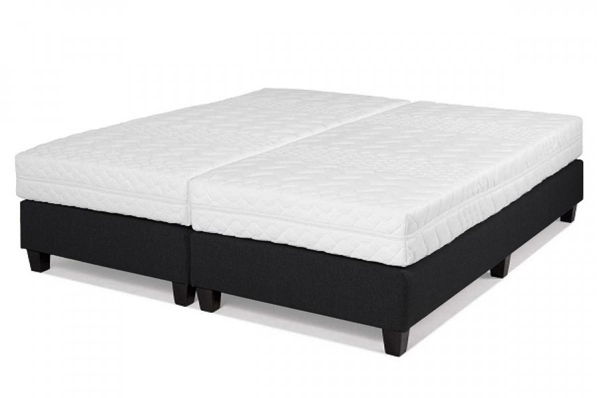 Hotelbed Cambridge 140 x 200, meubelstof zwart