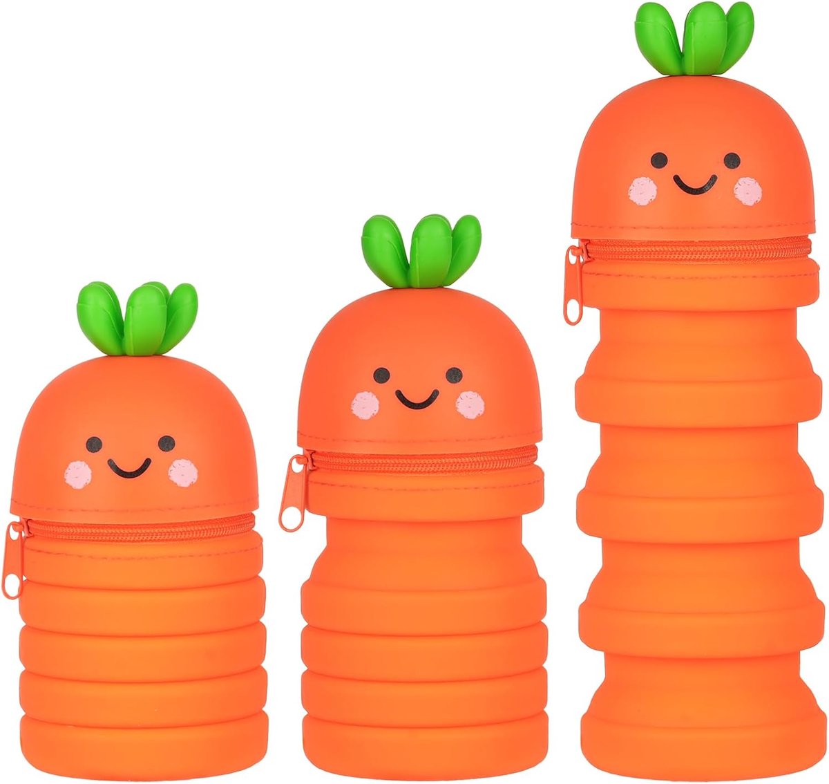 2-in-1 zachte siliconen etui, pennenzak, grote tafelpennenhouder, voor kinderen, studenten, volwassenen, school, kantoor, 25*15*2.5cm, Modern design