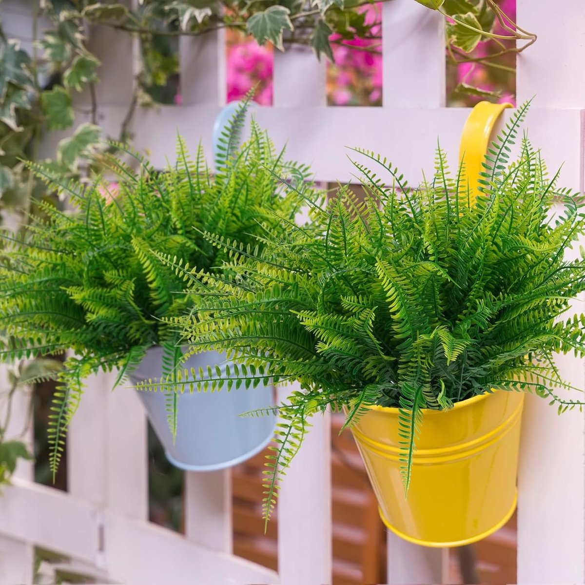 Kunstplanten Boston Varen Plastic Nep Planten Groen Struiken Struiken Decoratieve Faux Planten voor Thuis Bruiloft Decoratie Tuin Bloemstuk
