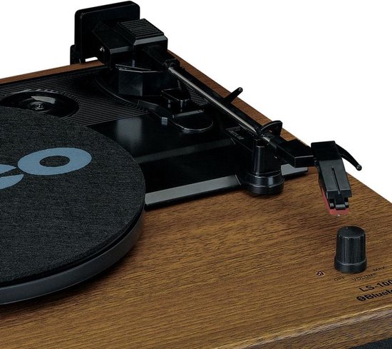 Lenco Platenspeler met Bluetooth - Twee externe Speakers - Auto-stop - LS-100WD - Hout — afbeelding 2