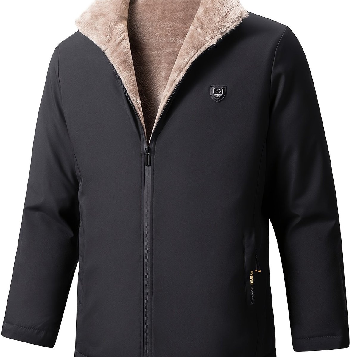 Currero Winterjas Parka Heren Lange Jas Mannen Wintermantel Overjas Gewatteerd Waterdicht Winter Stijlvol Mantel Volwassen Zwart