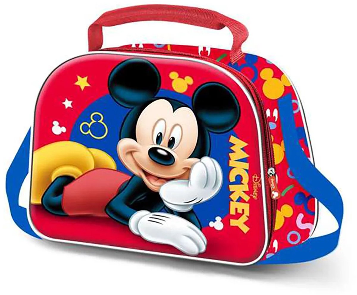 Karactermania Mickey 3d Buddy 20x26x10 Cm Lunchzak Rood Kinderen