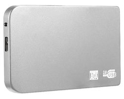 Externe Harde Schijf - Draagbare Opslag - Snelle Data Back-up - Hoge Overdrachtssnelheid - 64 GB Capaciteit - Zilver