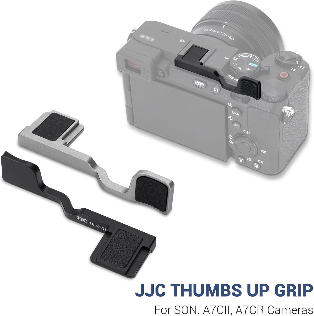 Metalen Duimsteun voor Sony Alpha 7CII en A7CR - Verbeterde Grip en Stabiliteit voor Fotografie
