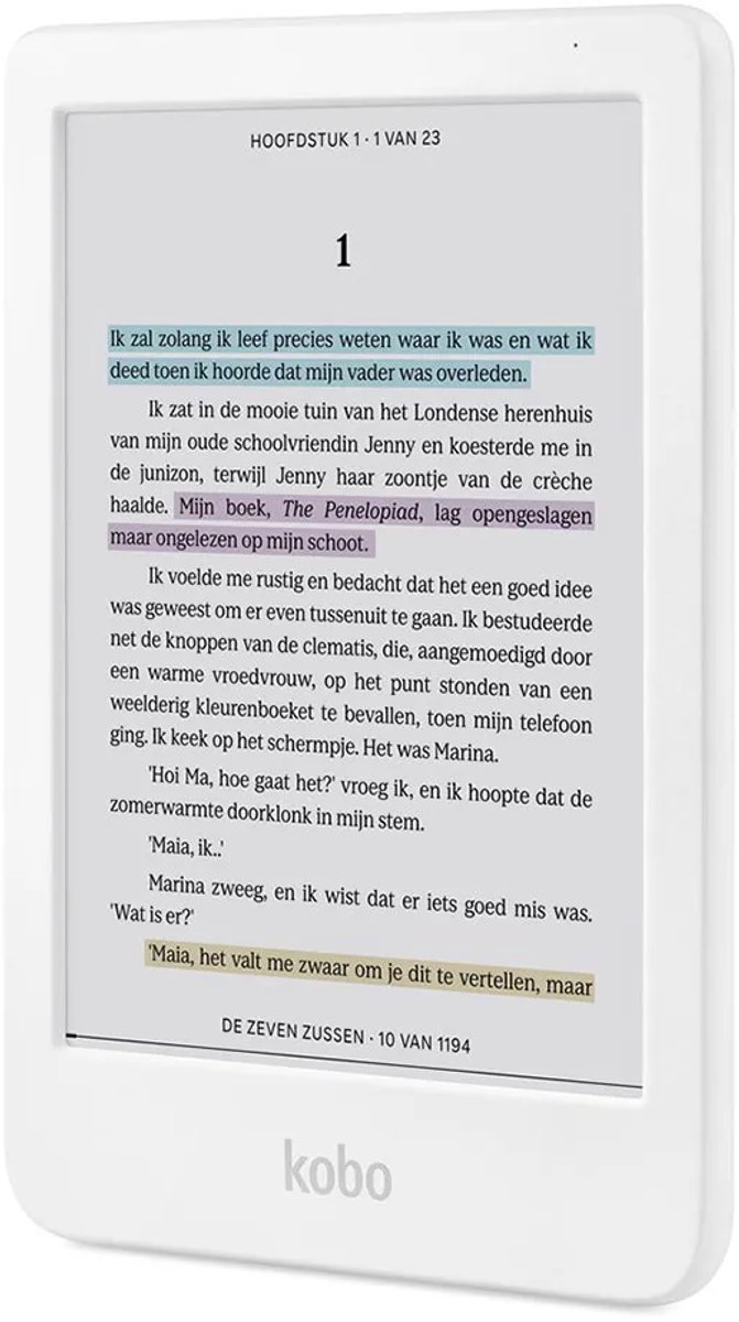 Kobo Clara Colour - E-reader - 6 inch kleurenscherm - 16GB - Luisterboeken - Wit – foto 8