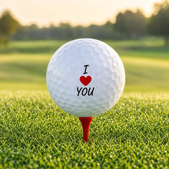Wilson Golfballen I Love You - Valentijn Golf Cadeau - 15 stuks - Golfbal met Opdruk — afbeelding 4