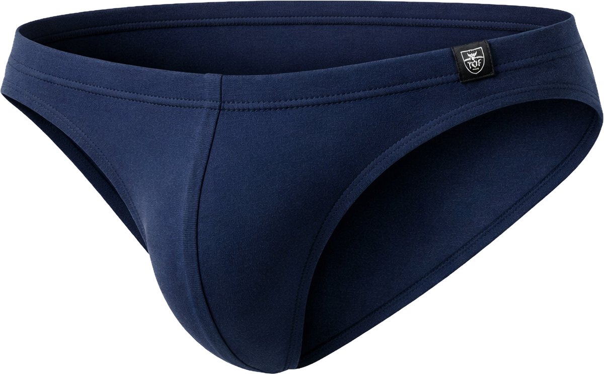TOF Paris French Bikini Brief Navy Blue - MAAT XS - Heren Ondergoed - Slip voor Man - Mannen Brief