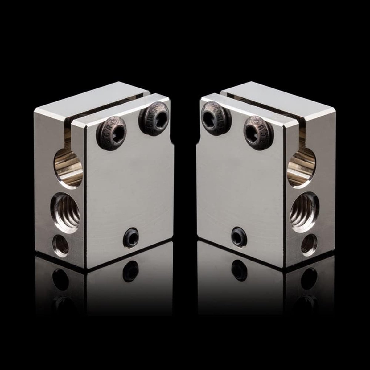 PT100 verwarmblok 2PCS - aluminium - hoge temperatuur - voor Volcano hotend - ShopVlot